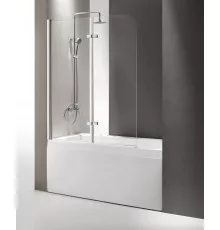 Шторка на ванну CEZARES ECO-O-V-21-120/140-C-Cr