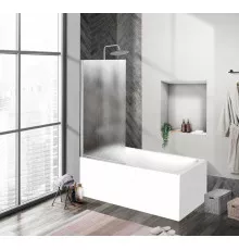 Душевая шторка на ванну BelBagno UNO-V-1-90/150-CH-CR