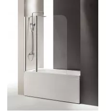 Шторка на ванну CEZARES ECO-O-V-11-120/140-P-Cr-L