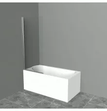 Душевая шторка на ванну BelBagno UNO-V-1-75/150-C-Cr