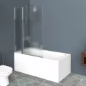 Душевая шторка на ванну BelBagno UNO-V-11-100/150-P-Cr левая