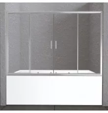 Шторка на ванну BelBagno UNIQUE-VF-2-150/180-140-P-Cr