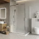 Душевой уголок BelBagno LUCE-AH-1-110/100-C-Cr Душевой уголок BelBagno LUCE-AH-1-110/100-C-Cr