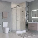 Душевой уголок BelBagno MARINO-2-A-2-90-C-CR 90х90 см, профиль хром, стекло прозрачное
