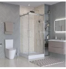 Душевой уголок BelBagno MARINO-2-A-2-90-C-CR 90х90 см, профиль хром, стекло прозрачное