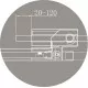 Душевой уголок CEZARES SLIDER-AH-1-100-70/80-GRIGIO-Cr