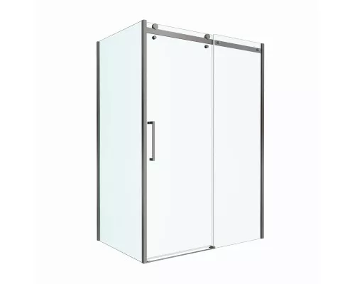 Душевой уголок BelBagno MARINO-2-AH-1-150/100-C-GM 150х100 см, профиль оружейная сталь, стекло прозрачное