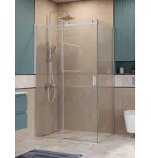 Душевой уголок BelBagno SOFT_CLOSE-2-AH-1-120/100-C-Cr профиль хром, стекло прозрачное