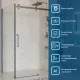 Душевой уголок BelBagno MARINO-2-AH-1-150/100-C-GM 150х100 см, профиль оружейная сталь, стекло прозрачное