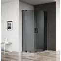 Душевой уголок CEZARES SLIDER-R-2-80/90-GRIGIO-NERO
