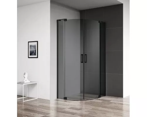 Душевой уголок CEZARES SLIDER-R-2-80/90-GRIGIO-NERO