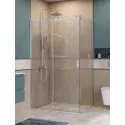 Душевой уголок BelBagno SOFT_CLOSE-2-AH-1-130/80-C-Cr профиль хром, стекло прозрачное