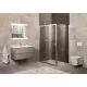 Душевой уголок BelBagno UNIQUE-AH-1-100/115-80-C-Cr