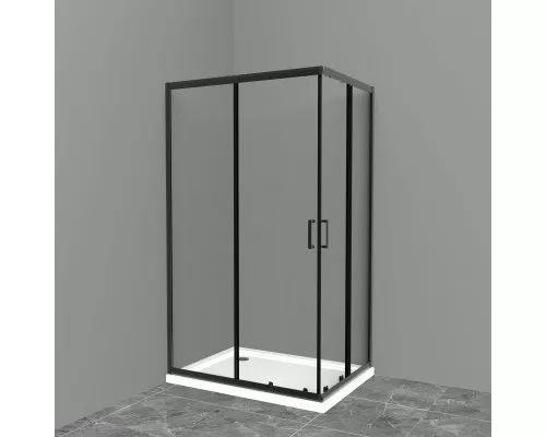 Душевой уголок BelBagno UNO-195-AH-2-120/90-C-NERO