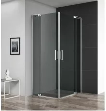 Душевой уголок CEZARES SLIDER-AH-2-80/90-90/100-GRIGIO-Cr