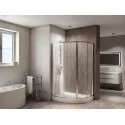 Душевой уголок BelBagno DUE-RH-2-100/80-C-Cr