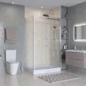 Душевой уголок BelBagno MARINO-2-AH-1-140/90-C-CR 140х90 см профиль хром, стекло прозрачное