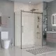 Душевой уголок BelBagno MARINO-2-AH-1-150/100-C-GM 150х100 см, профиль оружейная сталь, стекло прозрачное