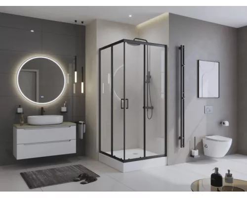 Душевой уголок BelBagno UNO-195-A-2-100-C-NERO