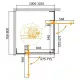 Душевой уголок CEZARES SLIDER-AH-2-70/80-100/110-C-Cr