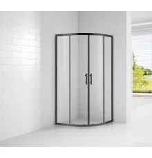 Душевой уголок CEZARES ECO-O-R-2-100-C-NERO