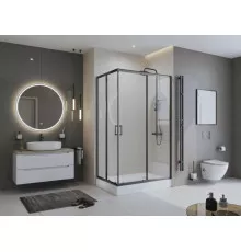 Душевой уголок BelBagno UNO-195-AH-2-120/100-C-NERO