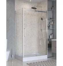 Душевой уголок BelBagno MARINO-2-AH-1-130/80-C-CR 130х80 см профиль хром, стекло прозрачное