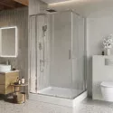 Душевой уголок BelBagno LUCE-AH-22-130/100-C-Cr Душевой уголок BelBagno LUCE-AH-22-130/100-C-Cr