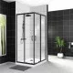 Душевой уголок BelBagno UNO-195-A-2-100-C-NERO