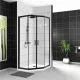 Душевой уголок BelBagno UNO-195-P-2-90-C-NERO