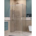 Душевой уголок BelBagno SOFT_CLOSE-2-AH-1-100/80-C-Cr профиль хром, стекло прозрачное