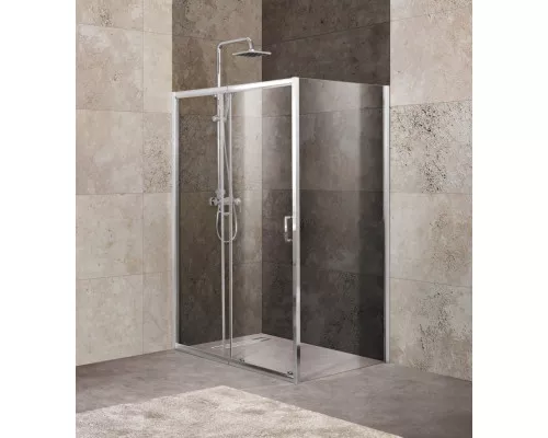 Душевой уголок BelBagno UNIQUE-AH-1-100/115-80-C-Cr