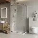 Душевой уголок BelBagno LUCE-AH-2-120/90-C-Cr