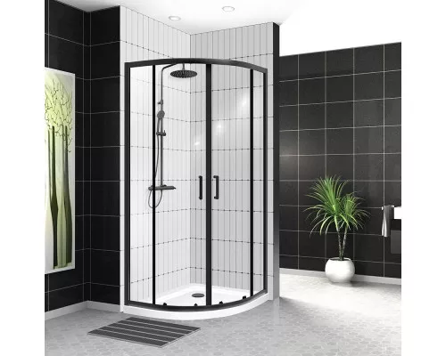 Душевой уголок BelBagno UNO-195-R-2-90-C-NERO
