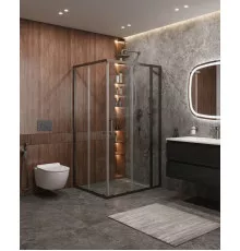 Душевой уголок CEZARES MOLVENO-AH-21-100+20-C-GM-IV