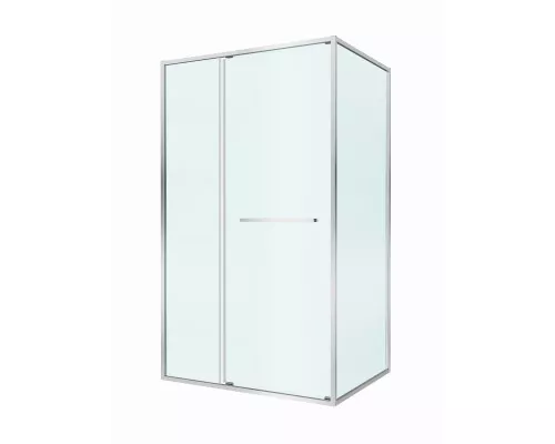 Душевой уголок CEZARES LUX-AH-FS-11-120/80-C-CR, 120х80 см, профиль хром глянцевый, стекло прозрачное