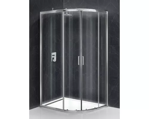 Душевой уголок BelBagno UNO-195-RH-2-100/80-C-Cr