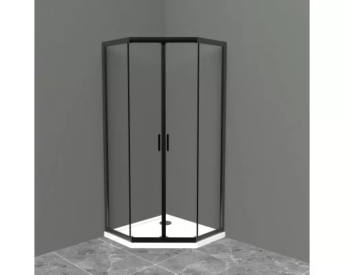 Душевой уголок BelBagno UNO-195-P-2-90-C-NERO