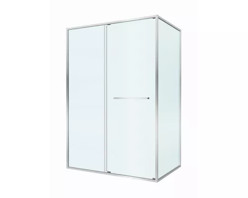 Душевой уголок CEZARES LUX-AH-FS-11-140/80-C-CR, 140х80 см, профиль хром глянцевый, стекло прозрачное
