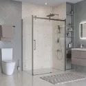 Душевой уголок BelBagno MARINO-2-AH-1-150/90-C-GM 150х90 см профиль оружейная сталь, стекло прозрачное