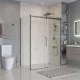 Душевой уголок BelBagno MARINO-2-AH-1-150/100-C-GM 150х100 см, профиль оружейная сталь, стекло прозрачное