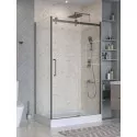 Душевой уголок BelBagno MARINO-2-AH-1-130/100-C-GM 130х100 см профиль оружейная сталь, стекло прозрачное