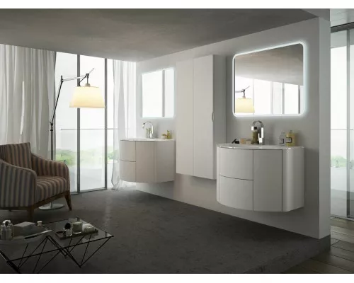 Колонна для ванной комнаты без зеркала реверсивная CEZARES 54586 Frassino bianco