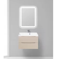 Тумба с раковиной подвесная BelBagno MARINO-700 Crema Opaco, раковина белая