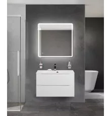 Тумба с раковиной подвесная BelBagno MARINO-800 Bianco Opaco, раковина белая BB800/450-LV-MR-FT