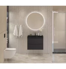 Тумба с раковиной подвесная BelBagno MARINO-700 Nero Lucido, раковина чёрная BB700/450-LV-ART-AST-NERO