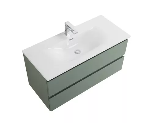 Тумба с раковиной подвесная BelBagno KRAFT-1000-2C-SO-VO, 100 см, Еловый Матовый, раковина белая BB-8099-100