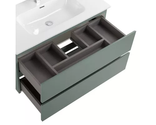 Тумба с раковиной подвесная BelBagno KRAFT-800-2C-SO-VO, 80 см, Еловый Матовый, раковина белая BB800ETL