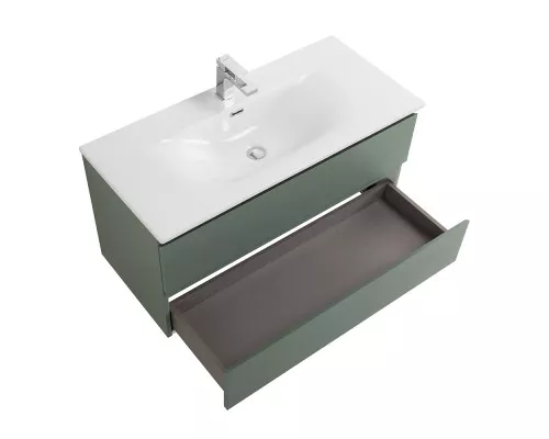 Тумба с раковиной подвесная BelBagno KRAFT-1000-2C-SO-VO, 100 см, Еловый Матовый, раковина белая BB-8099-100