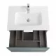 Тумба с раковиной подвесная BelBagno KRAFT-700-2C-SO-AO, 70 см, Голубой Матовый, раковина белая BB700ETL